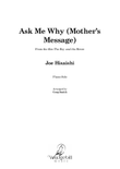 Ask Me Why (Mother's Message)