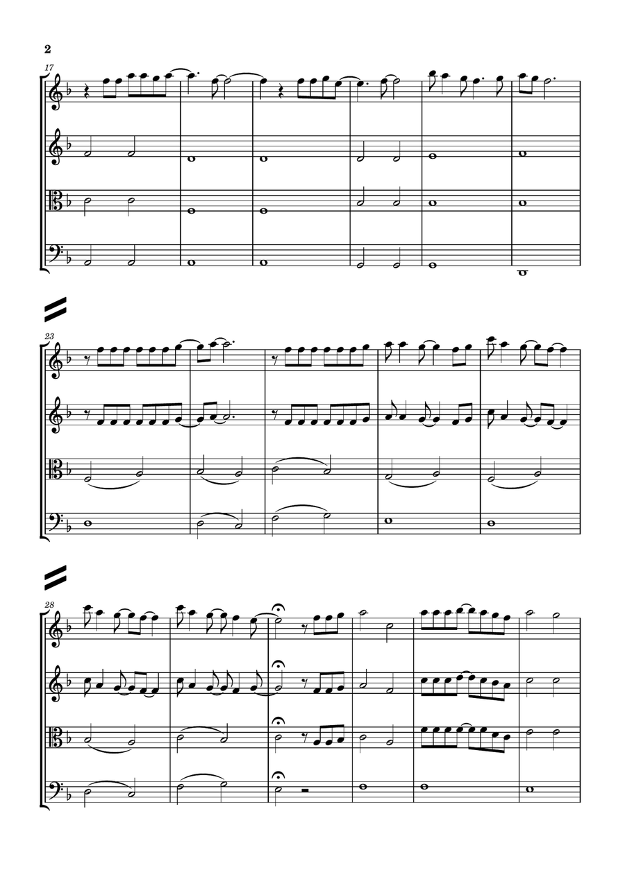 Photograph String Quartet scores gallery preview page 2