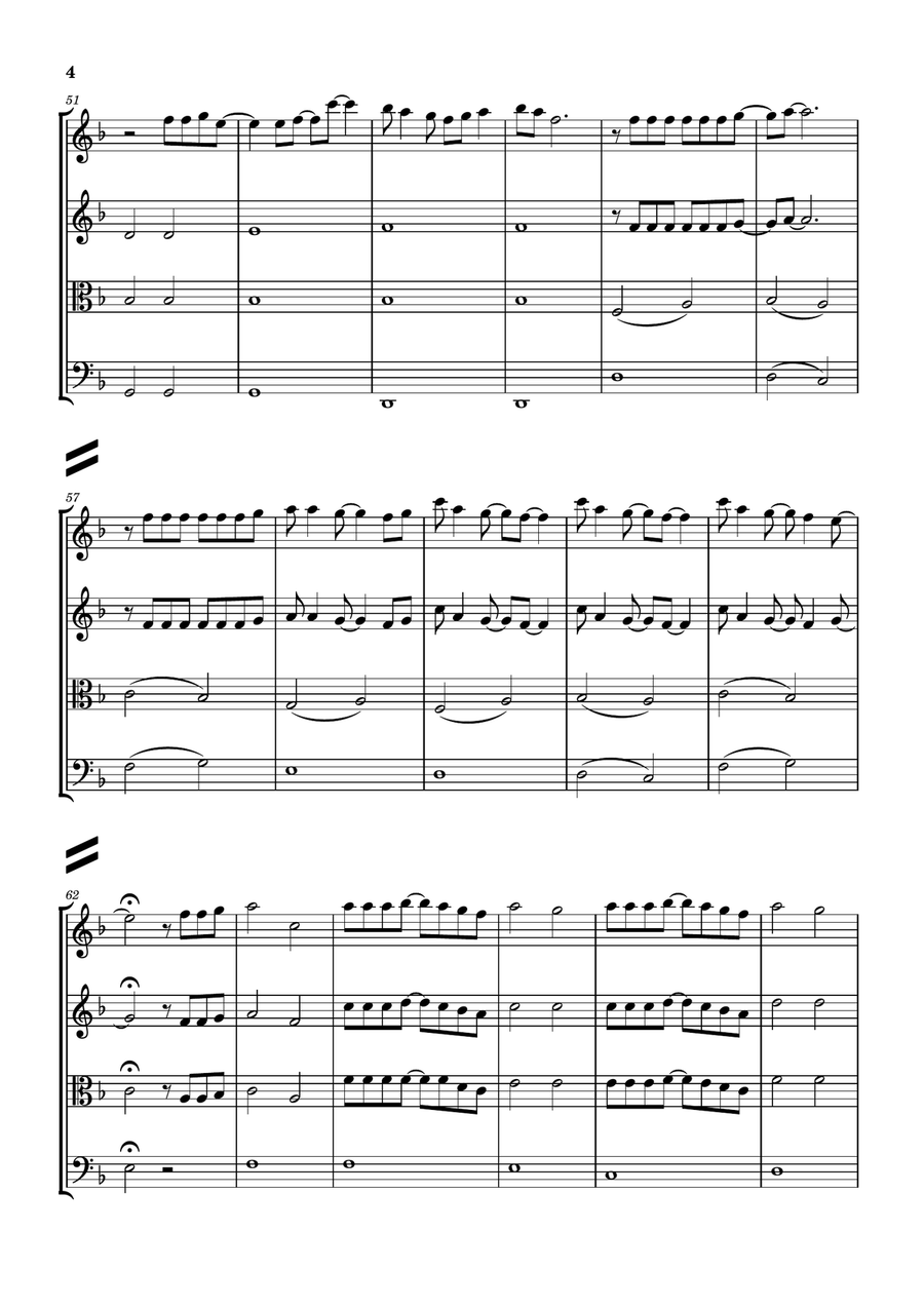 Photograph String Quartet scores gallery preview page 4