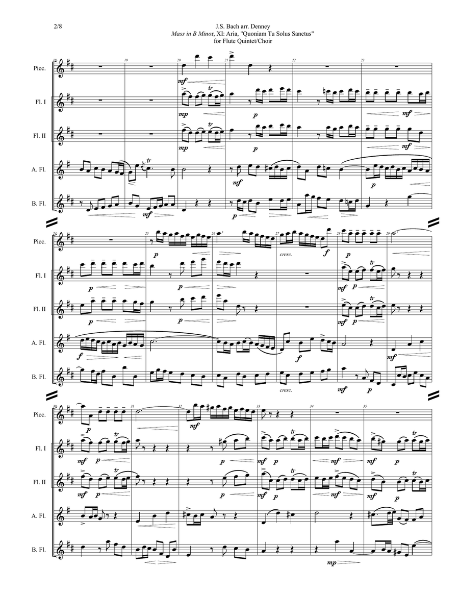 Mass in B Minor, XI. Aria, 