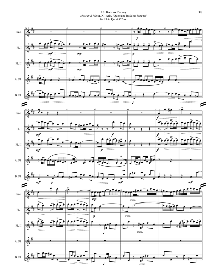 Mass in B Minor, XI. Aria, 