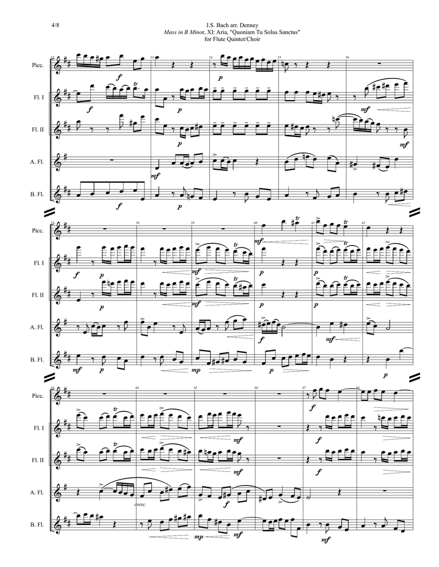 Mass in B Minor, XI. Aria, 