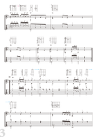 Gossec : Gavotte [for solo acoustic guitar] Acoustic Guitar scores gallery preview page 3