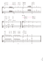 Gossec : Gavotte [for solo acoustic guitar] Acoustic Guitar scores gallery preview page 4