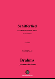 Brahms-Schifferlied,in d minor