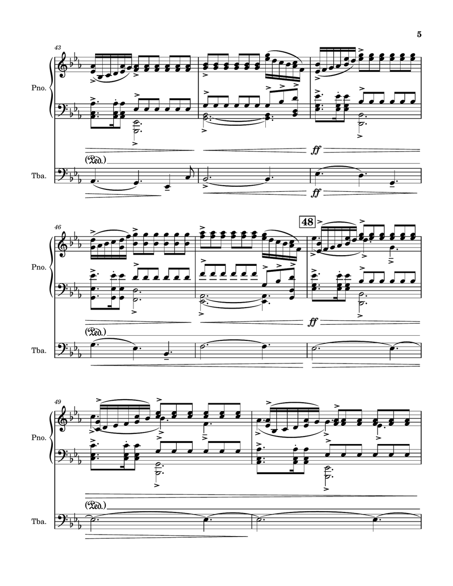 Dreams Tuba scores gallery preview page 5