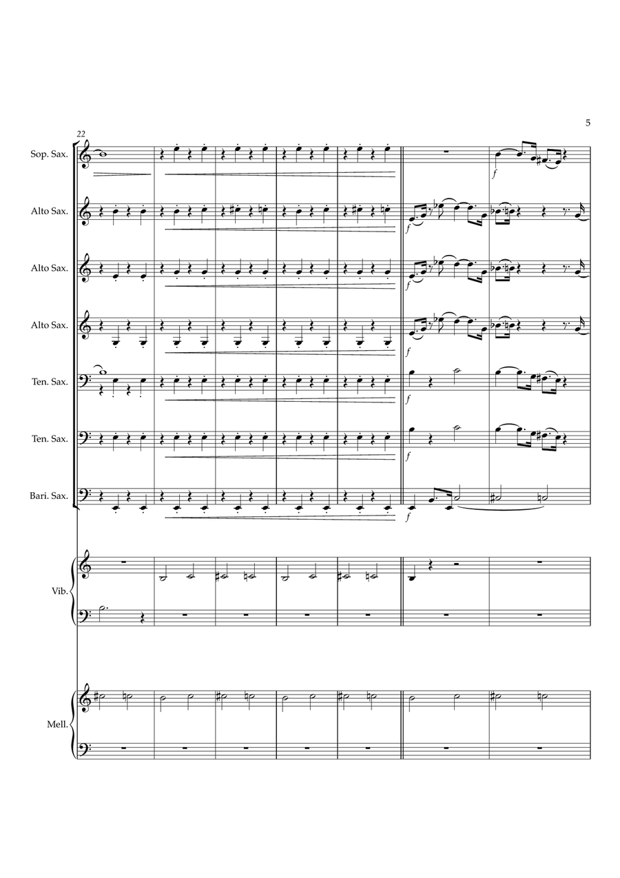 Come In 007, Your Time Is Up Jazz Ensemble scores gallery preview page 5