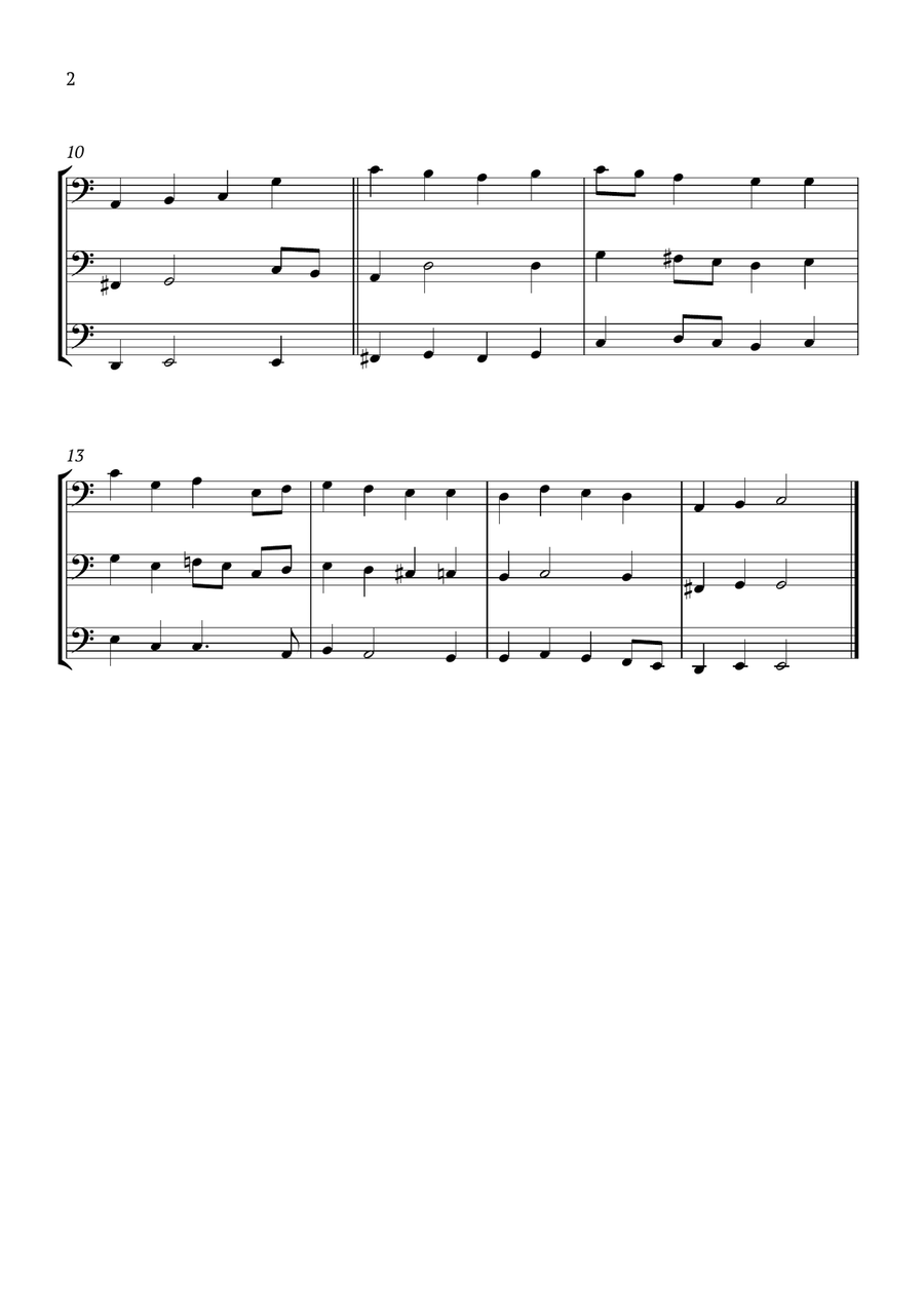 Es ist das Heil uns kommen her String Trio scores gallery preview page 2