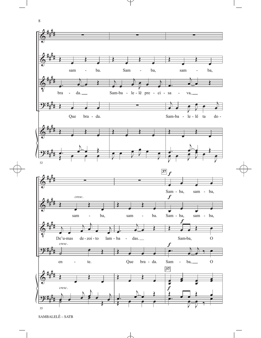 Sambalelé Sambalelé 4-Part scores gallery preview page 6