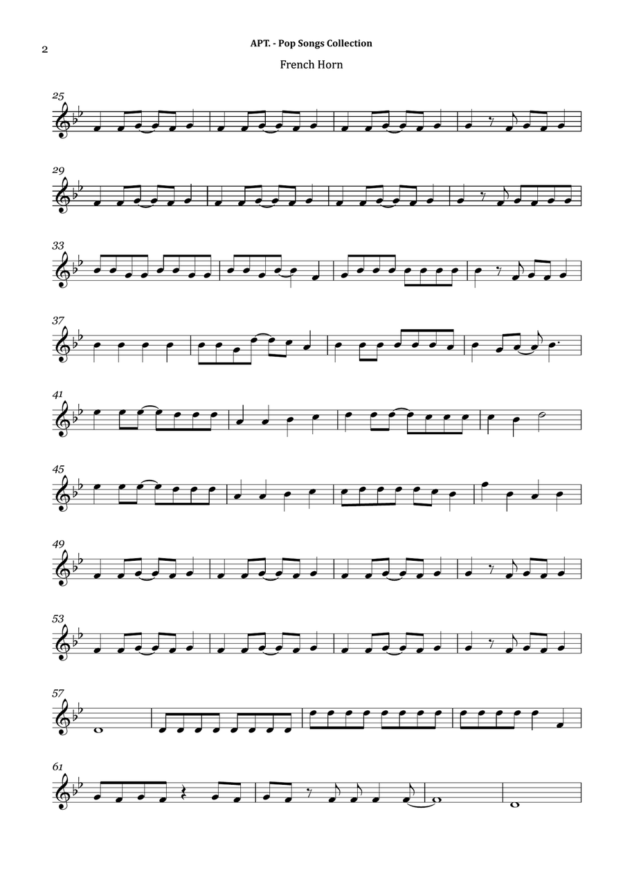 Apt. Horn Solo scores gallery preview page 2