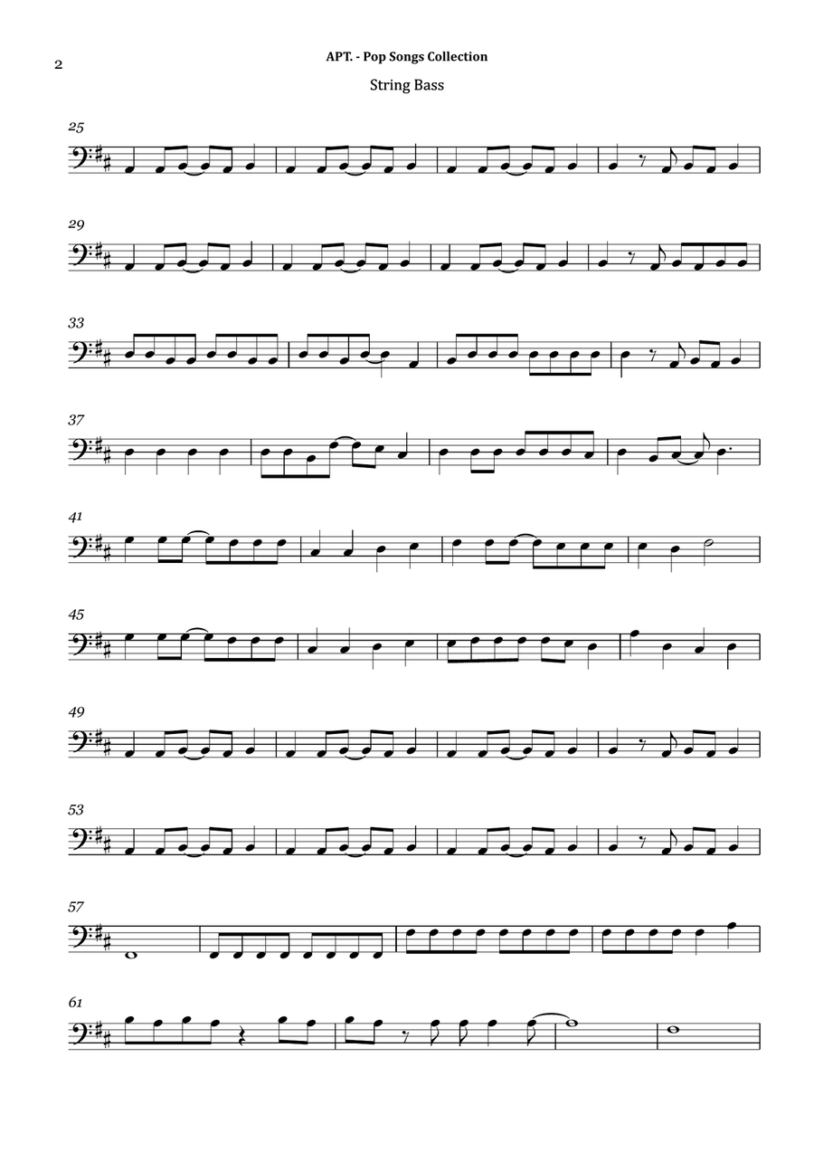 Apt. Double Bass scores gallery preview page 2