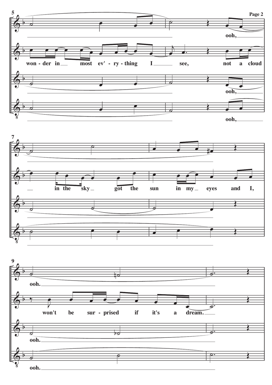 Top Of The World Top Of The World 4-Part scores gallery preview page 2