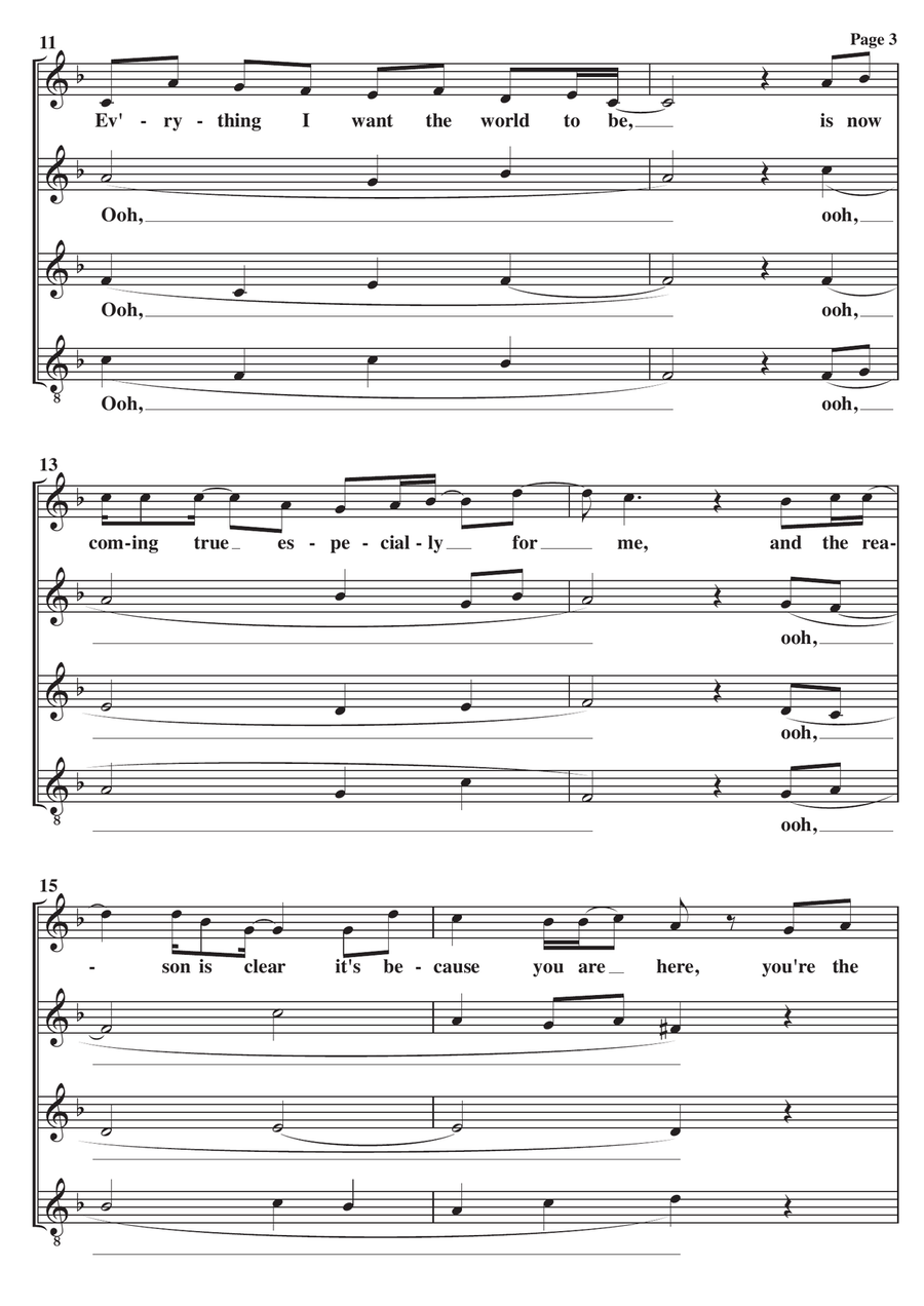 Top Of The World Top Of The World 4-Part scores gallery preview page 3