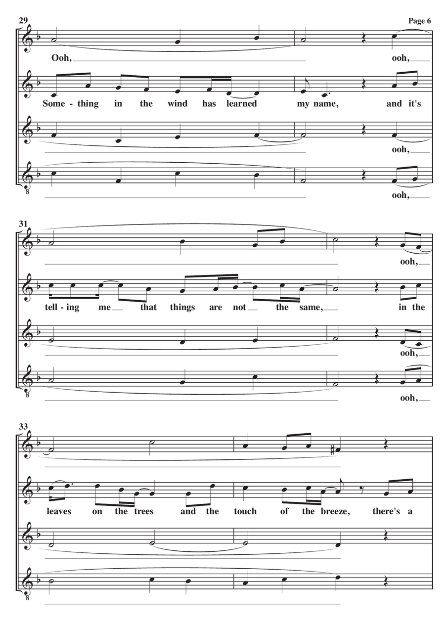 Top Of The World Top Of The World 4-Part scores gallery preview page 6