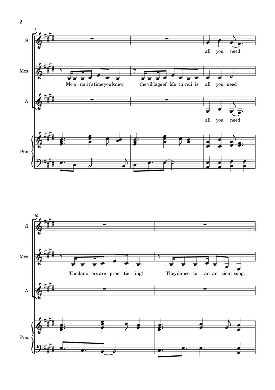Where You Are Where You Are 3-Part scores gallery preview page 2