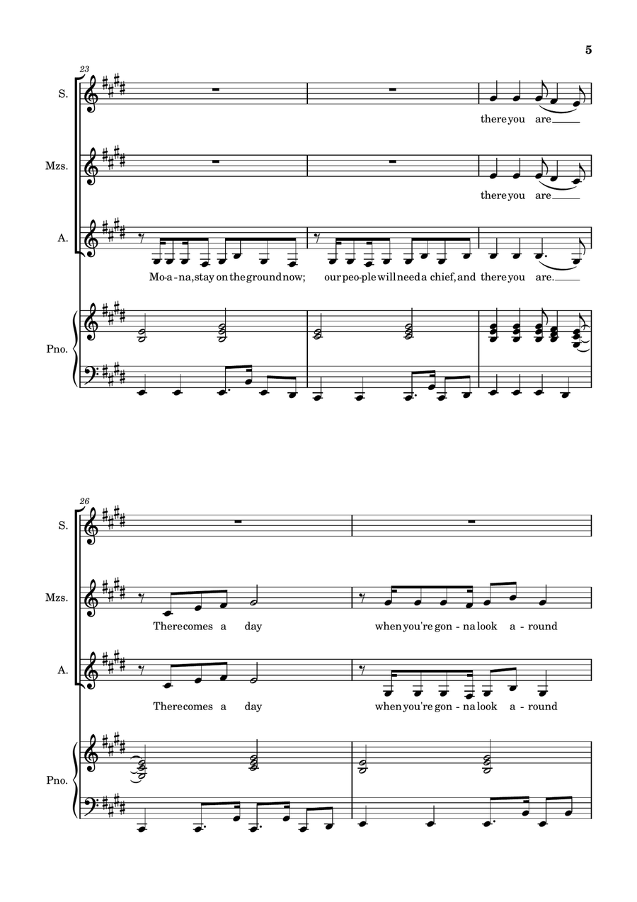 Where You Are Where You Are 3-Part scores gallery preview page 5