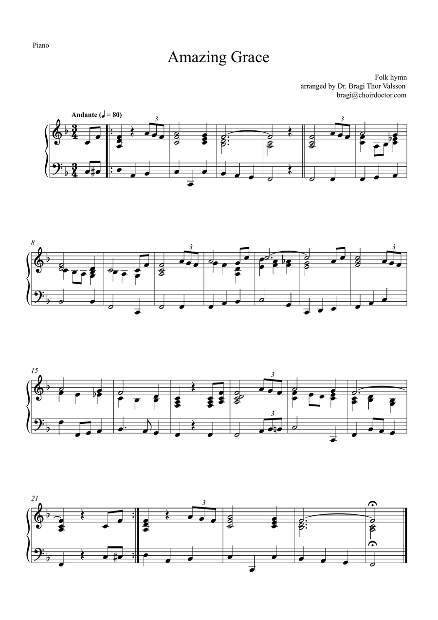 Five Sacred Songs for two Trombones with Piano accompaniment Trombone Duet scores gallery preview page 6