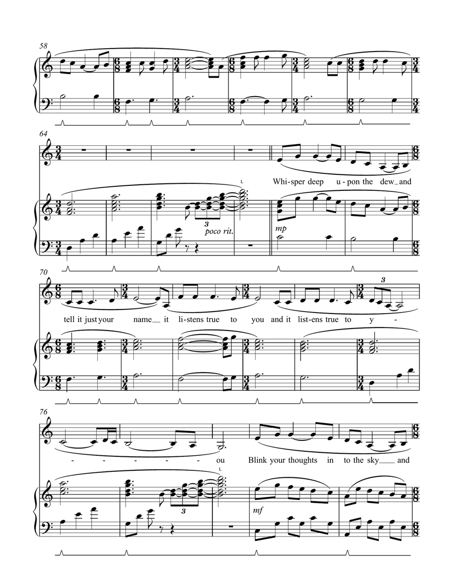 Three Sisters Farm Suite: I. Biodynamics II. The Farmers III. Soil Fertility Piano, Vocal scores gallery preview page 4