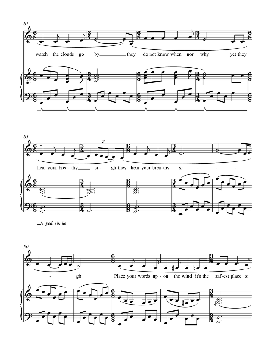 Three Sisters Farm Suite: I. Biodynamics II. The Farmers III. Soil Fertility Piano, Vocal scores gallery preview page 5