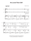 He Loved Them Still (Duet for Soprano and Alto solo)
