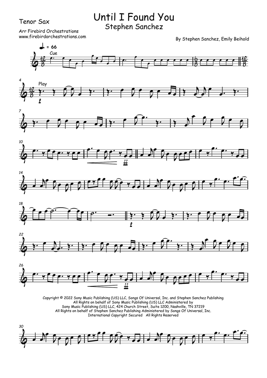 Until I Found You Until I Found You Piano scores gallery preview page 4