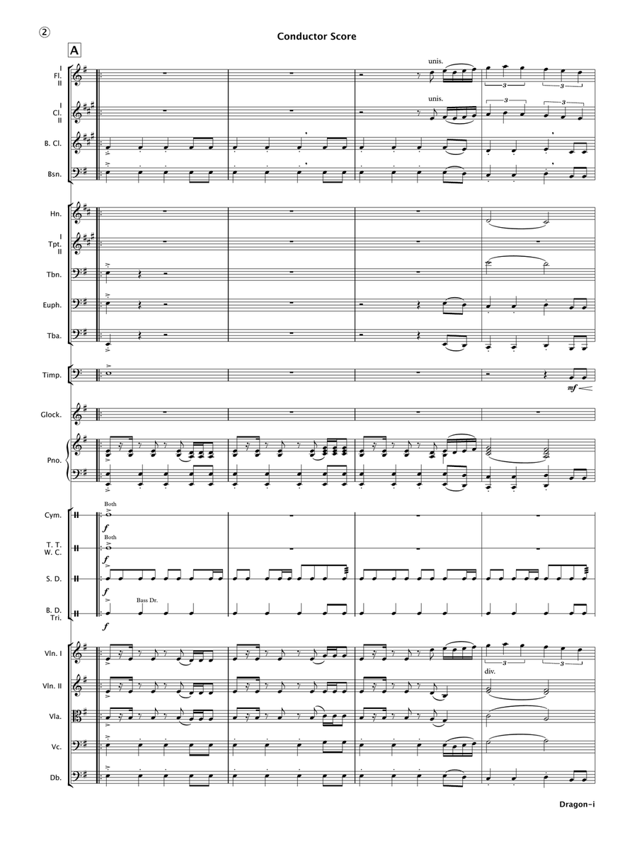 Dragon-i (Full Orchestra) Full Orchestra scores gallery preview page 4