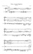 Vieni, o levita! (Nabucco) - G. Verdi - flauta, clarinete en A, guitarra y voz (bajo) Small Ensemble scores gallery preview page 6