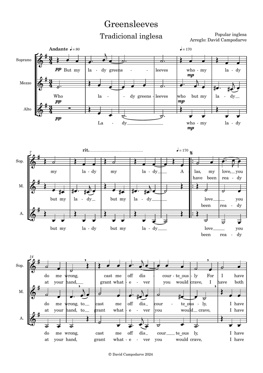 Greensleeves SSA scores gallery preview page 2