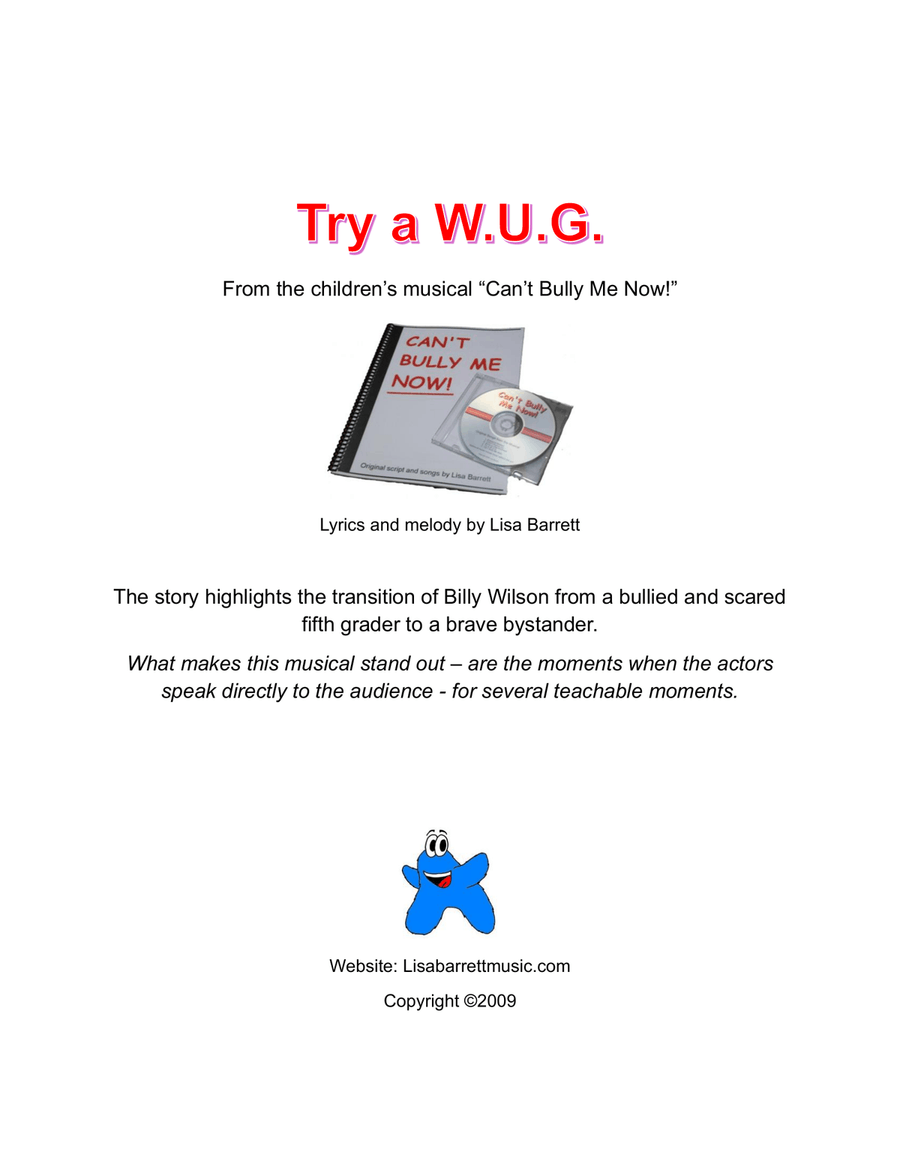 Try a W.U.G. Piano, Vocal scores gallery preview page 1