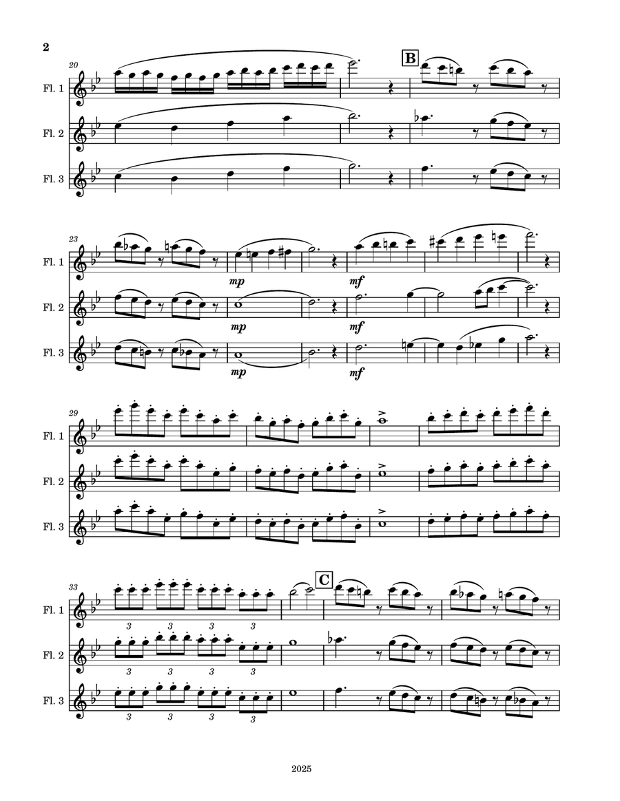 The Morning Birds The Morning Birds Woodwind Trio scores gallery preview page 2