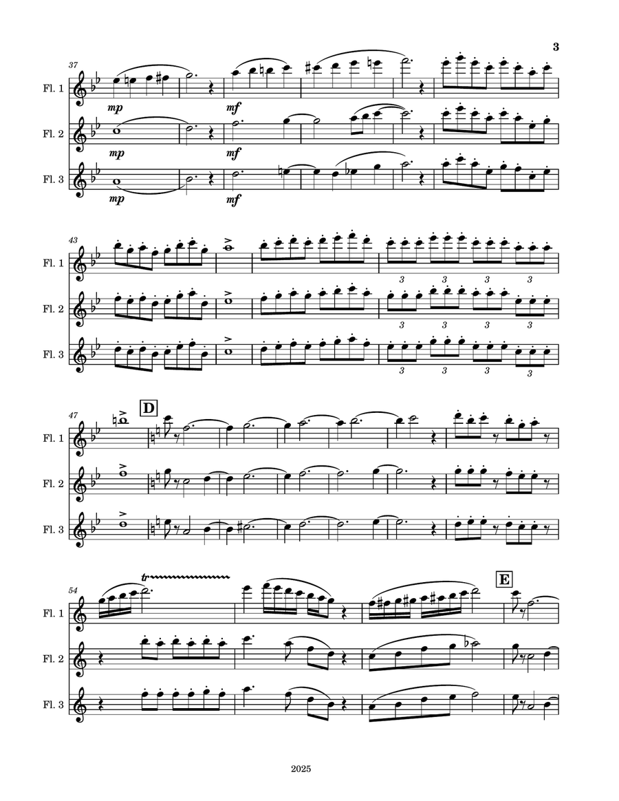 The Morning Birds The Morning Birds Woodwind Trio scores gallery preview page 3
