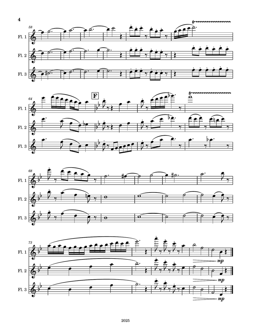 The Morning Birds The Morning Birds Woodwind Trio scores gallery preview page 4