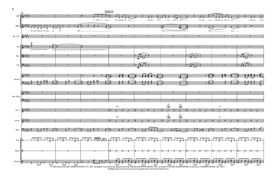 I Heard It Through The Grapevine - Score Only Large Ensemble scores gallery preview page 4