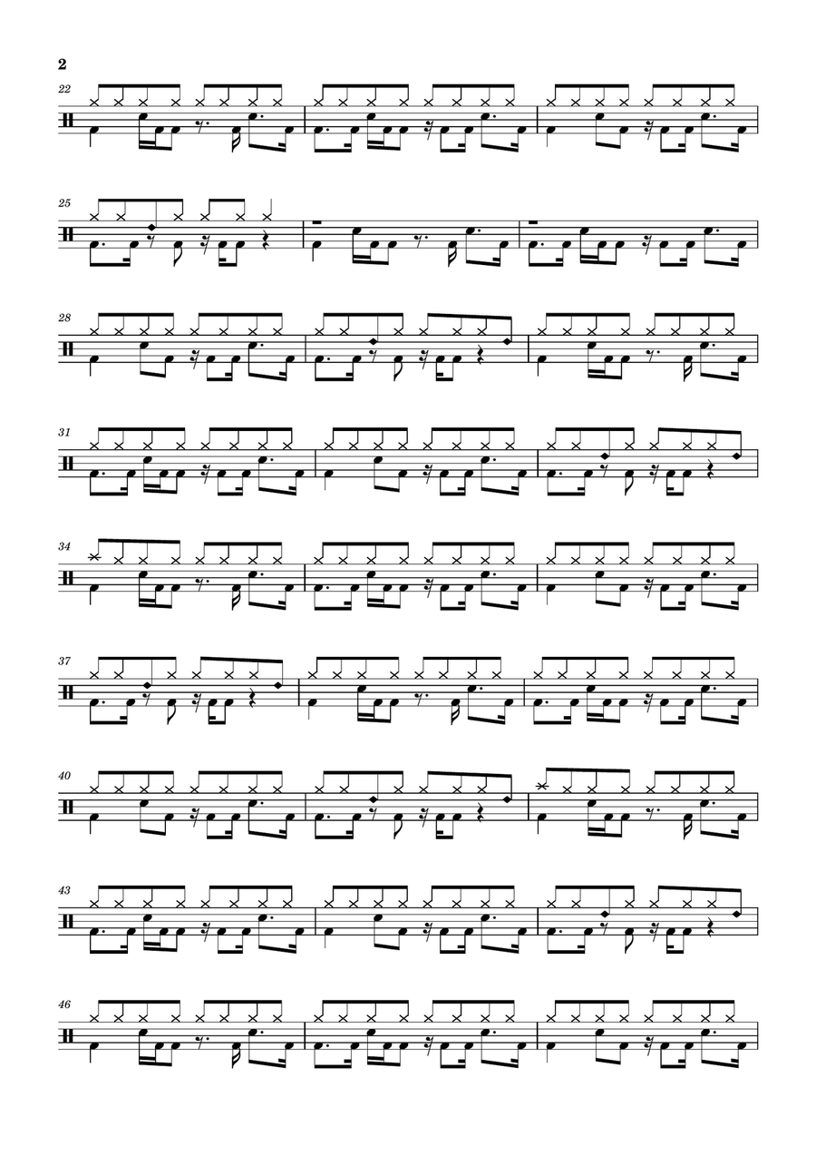 Is It Me Is It Me Drum Set scores gallery preview page 2