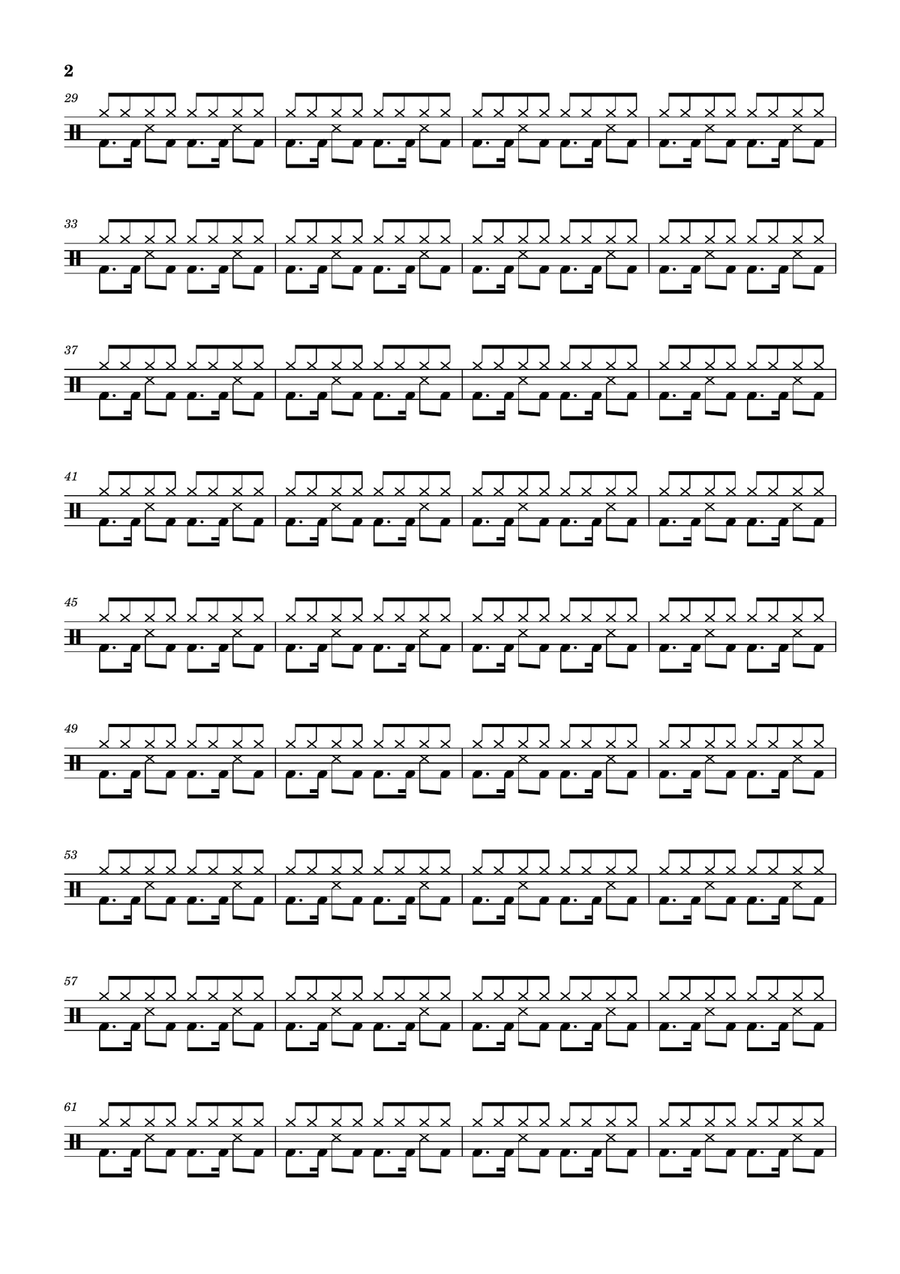 I Can't Give It Up I Can't Give It Up Drum Set scores gallery preview page 2