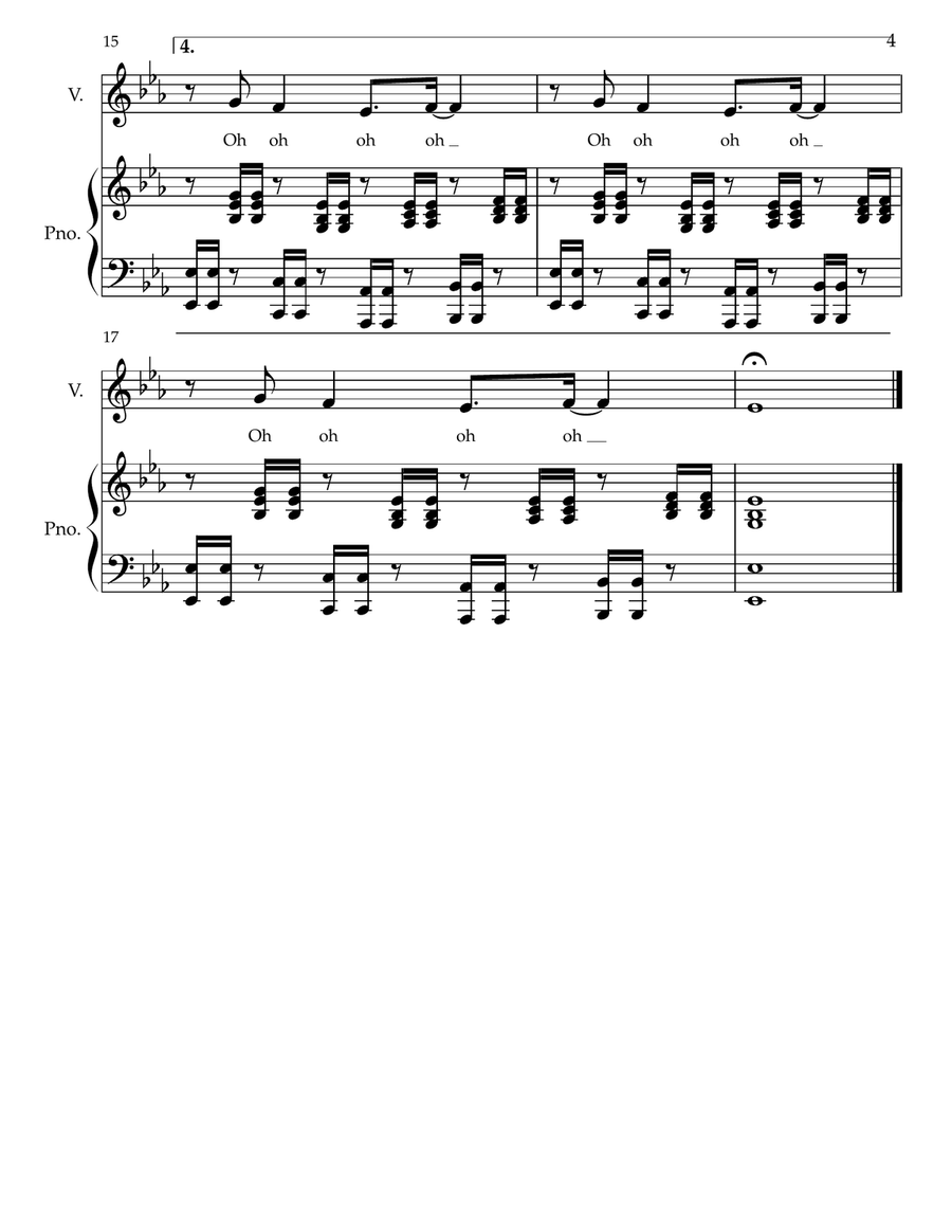 If I Had A Hammer (The Hammer Song) Voice scores gallery preview page 4