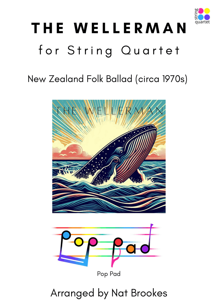The Wellerman for String Quartet String Quartet scores gallery preview page 1