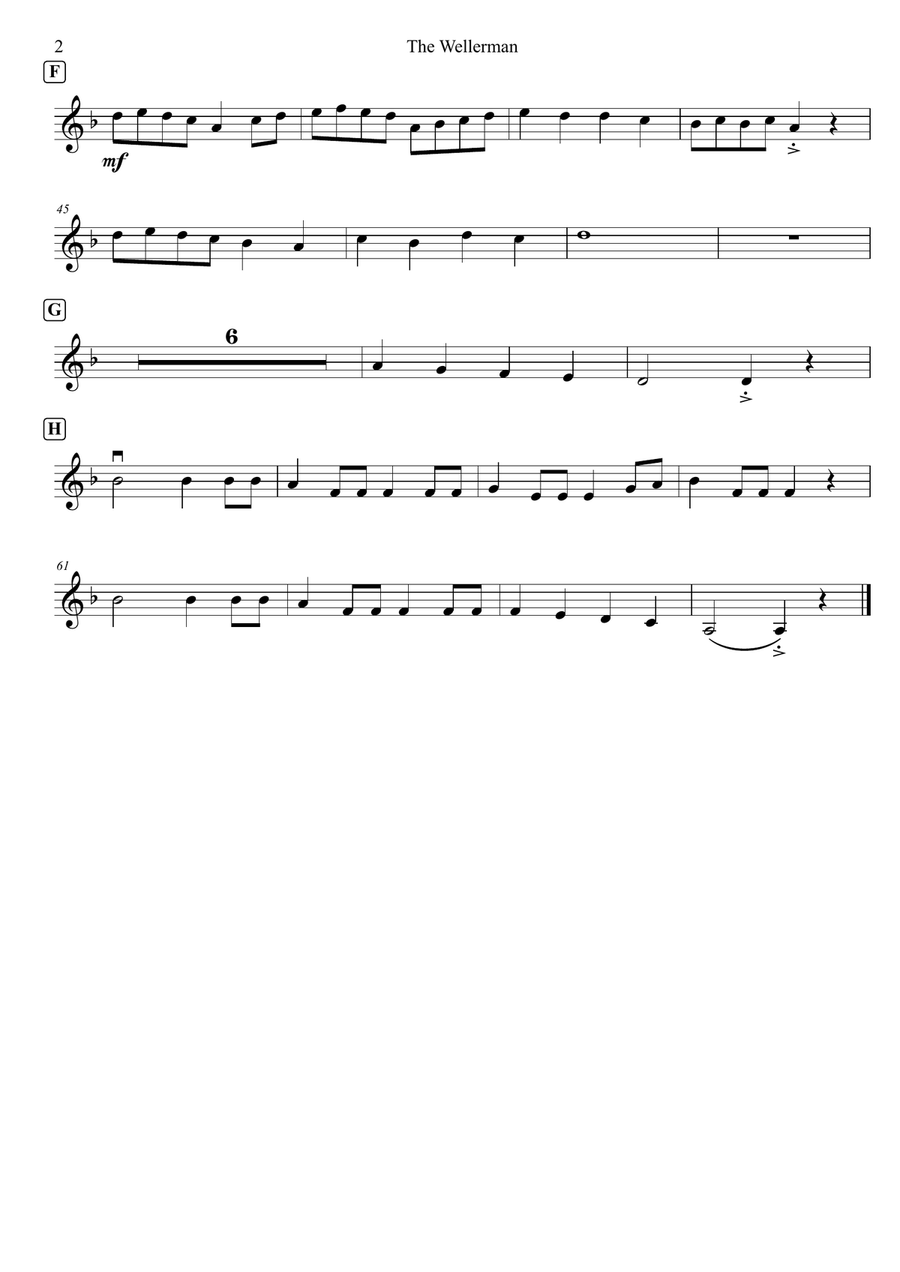 The Wellerman for String Quartet String Quartet scores gallery preview page 5