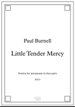 Little Tender Mercy, for instruments in four parts - Score and Parts