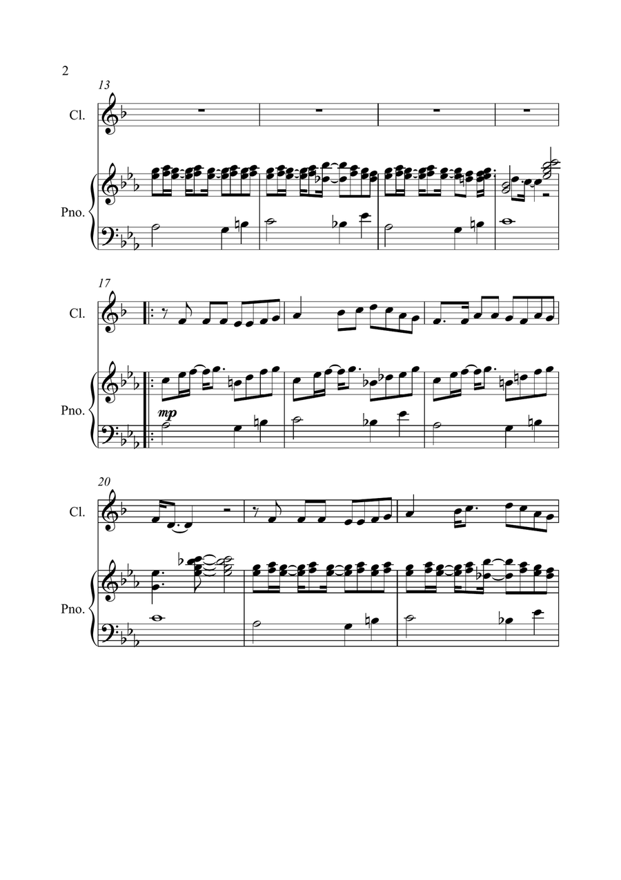 Just The Two Of Us Just The Two Of Us Clarinet Solo scores gallery preview page 2