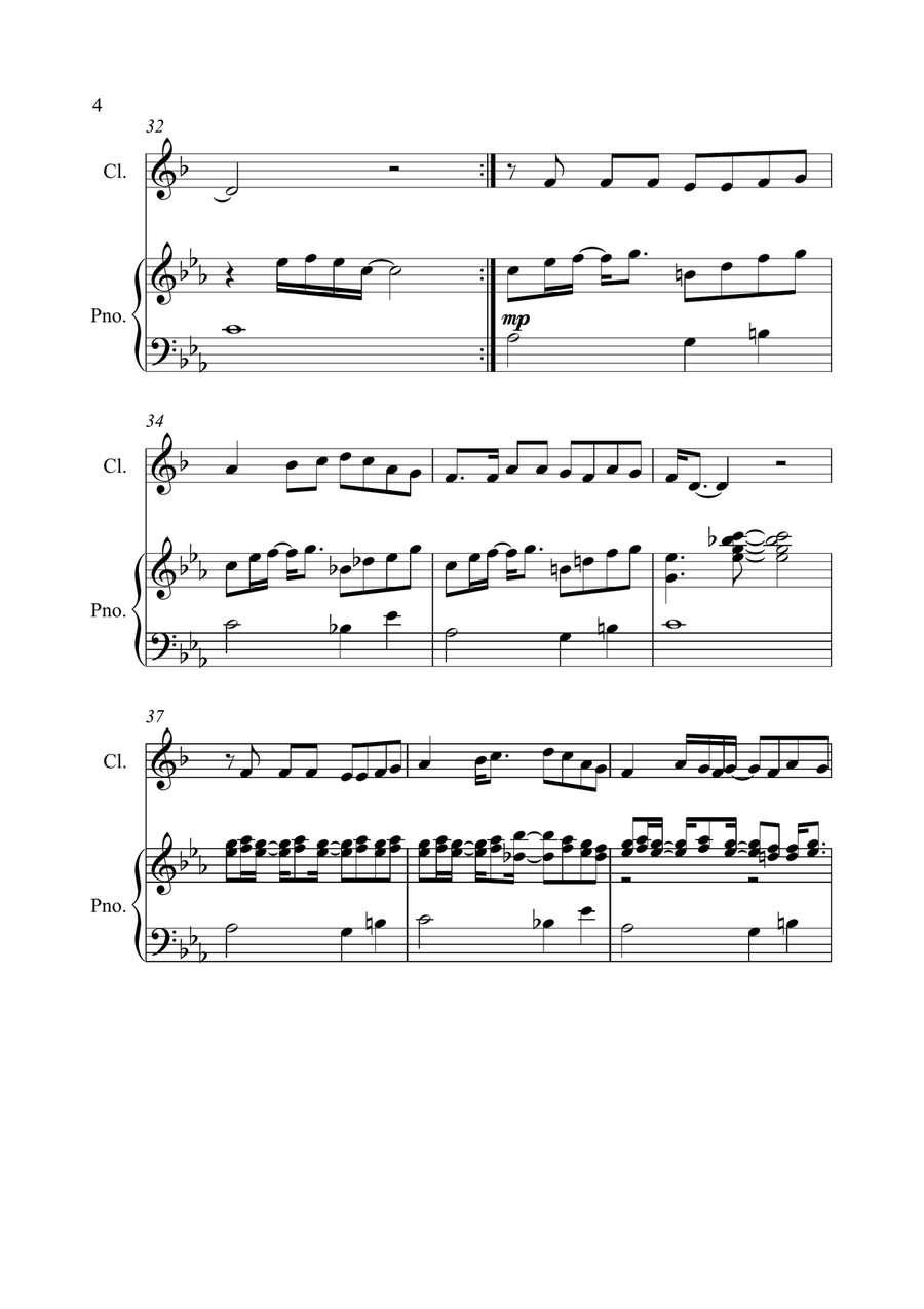 Just The Two Of Us Just The Two Of Us Clarinet Solo scores gallery preview page 4