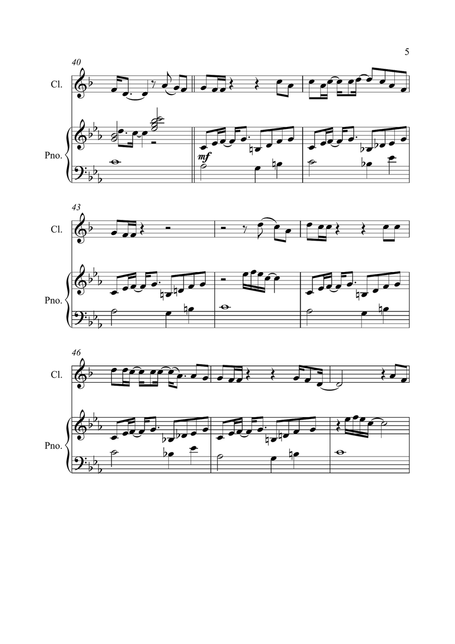 Just The Two Of Us Just The Two Of Us Clarinet Solo scores gallery preview page 5