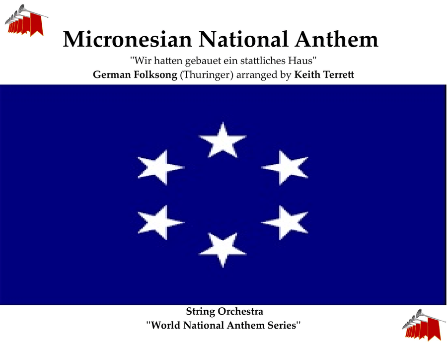 Micronesian National Anthem for String Orchestra String Orchestra scores gallery preview page 1