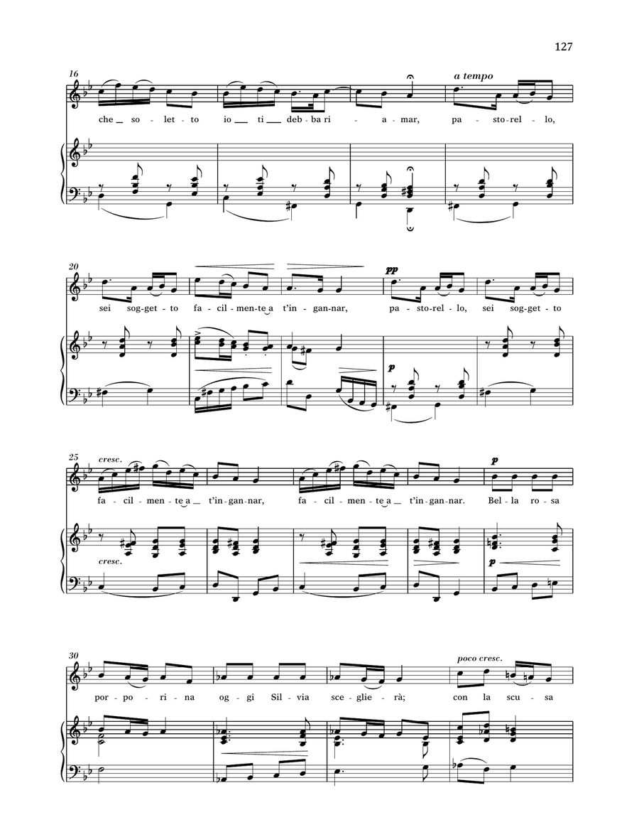Se Tu M'ami (Medium High Voice) High Voice scores gallery preview page 2