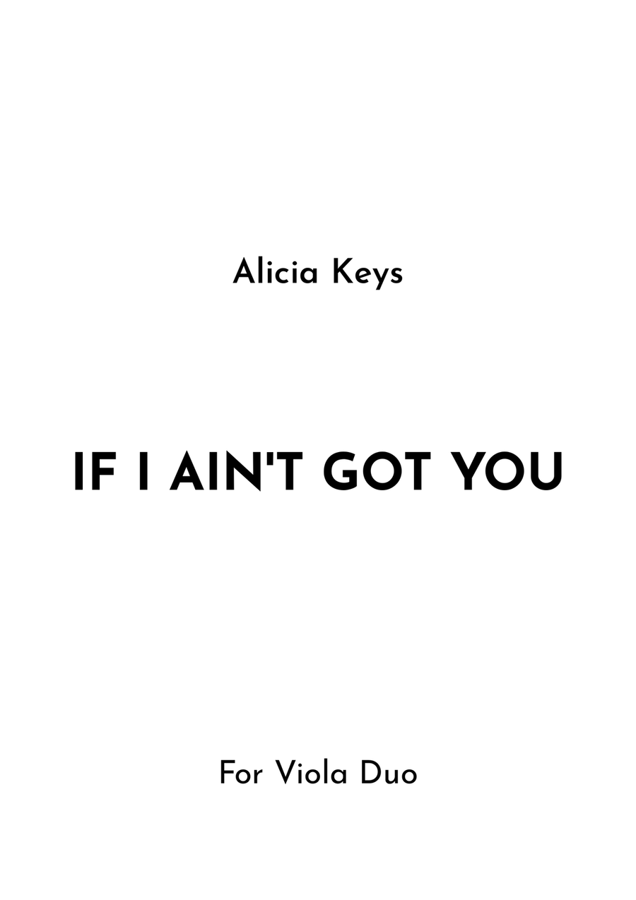 If I Ain't Got You If I Ain't Got You String Duet scores gallery preview page 1