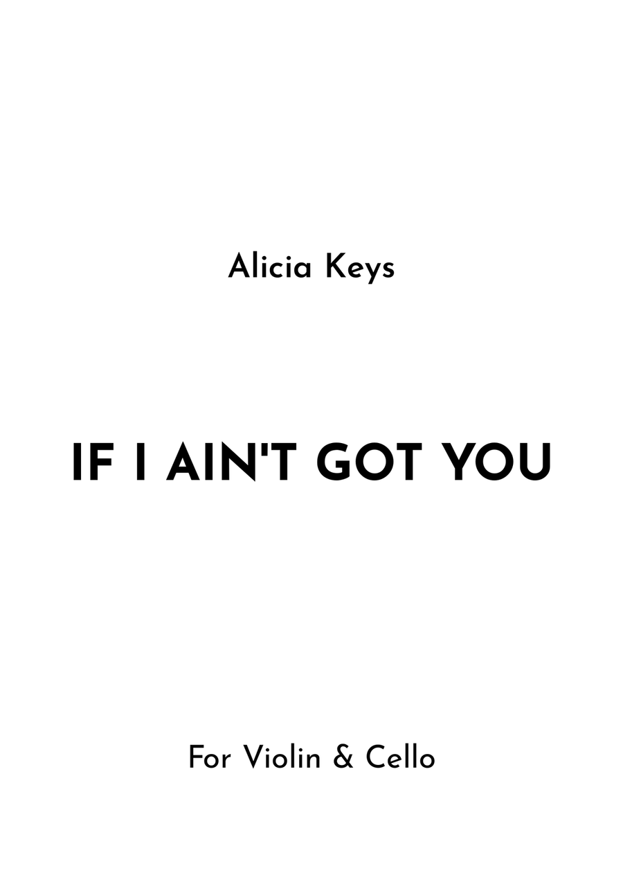 If I Ain't Got You If I Ain't Got You String Duet scores gallery preview page 1