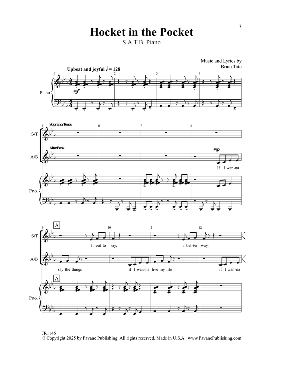 Hocket In The Pocket Hocket In The Pocket 4-Part scores gallery preview page 2