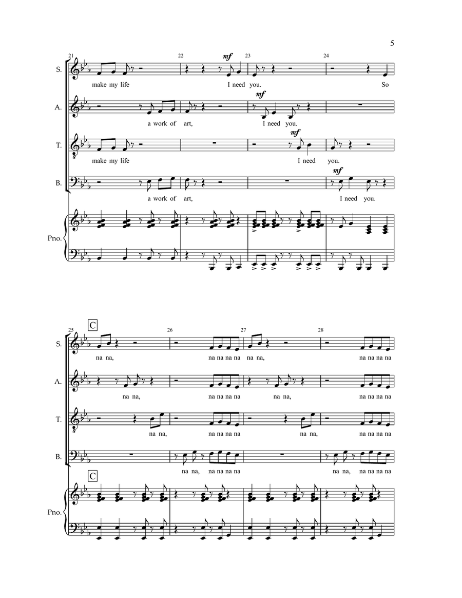 Hocket In The Pocket Hocket In The Pocket 4-Part scores gallery preview page 4