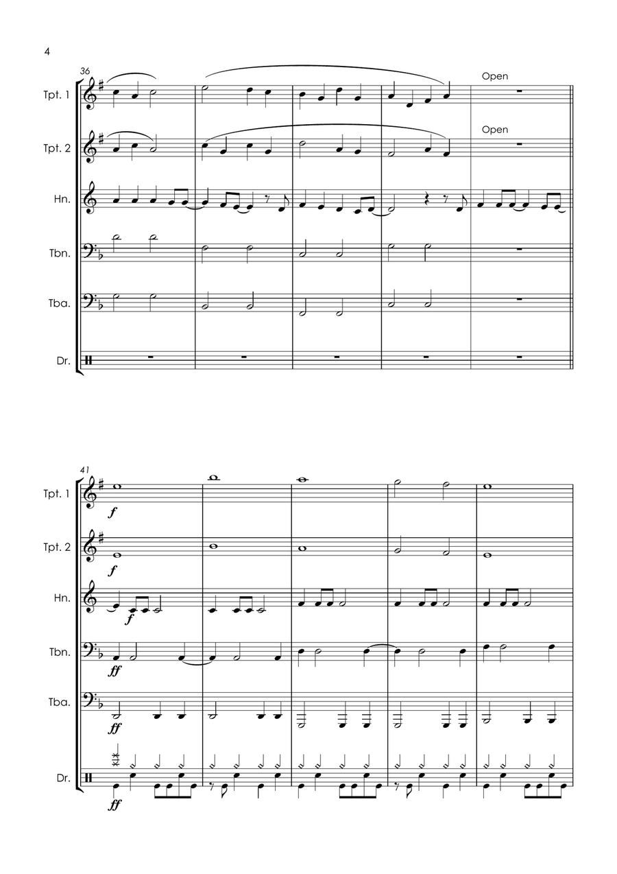 The Emptiness Machine The Emptiness Machine Brass Quintet scores gallery preview page 6