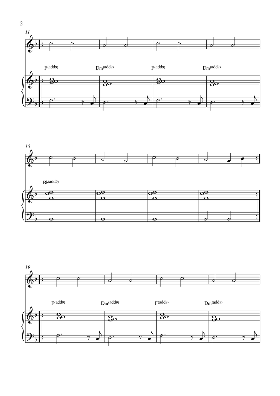 Twin Peaks Theme Twin Peaks Theme Flute Solo scores gallery preview page 2